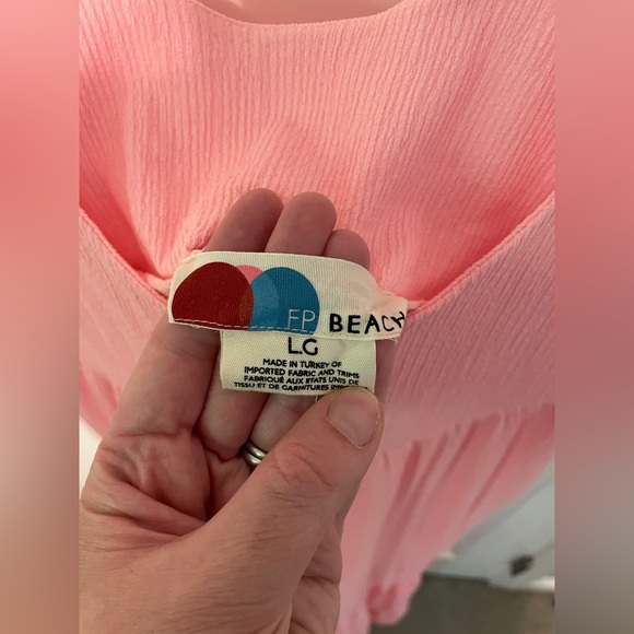 Free People Reel Love Midi Dress in Electric Pink - Picture 5 of 6